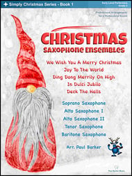Christmas Saxophone Ensembles - Book 1 P.O.D. cover Thumbnail